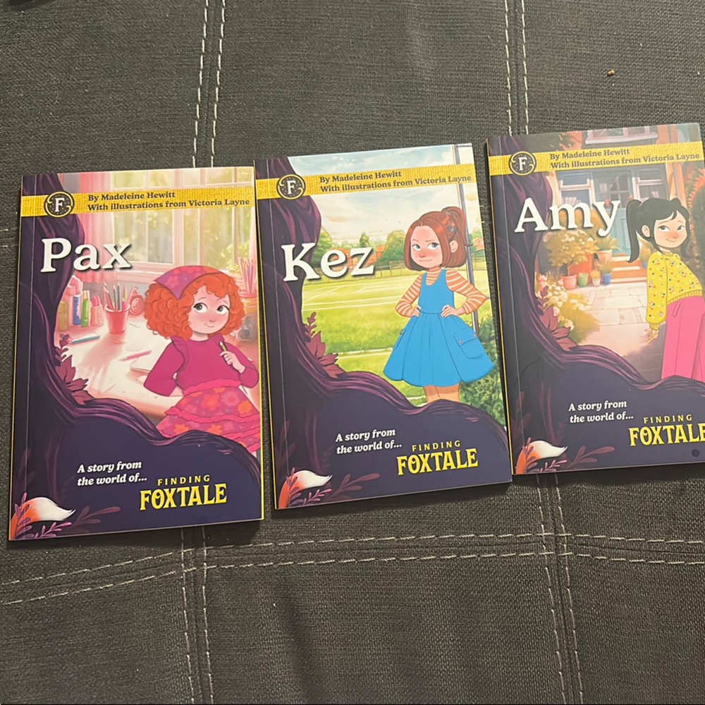 Kids Storybook Set - Purple and Blue